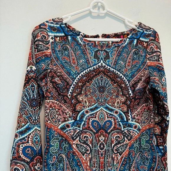 Isle by Melis Kozan Dress Sz S Knee Length 3/4 Sleeve - Picture 2 of 11